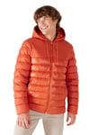 Kapüşonlu Fermuarlı Regular Fit Şişme Mont Erkek MONT W232008 700