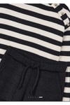 Kız Çocuk Çizgili Sweatshırt Pantolon Takım