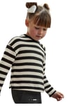 Kız Çocuk Çizgili Sweatshırt Pantolon Takım