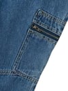 Kız Çocuk Geniş Paça Kot Pantolon