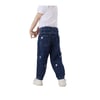 Kız Çocuk Kalp Desenli Kot Pantolon 13232570