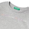 Kız Çocuk Lila Önü Su Bazlı Logo Baskılı Normal Kesim Uzun Kollu T-Shirt