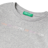 Kız Çocuk Lila Önü Su Bazlı Logo Baskılı Normal Kesim Uzun Kollu T-Shirt
