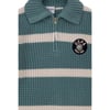 Kız Çocuk Mint Polo Yaka Kazak