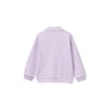 Kız Çocuk Mix Önü Logo Baskılı Normal Kesim Fermuarlı Cepli Sweatshirt