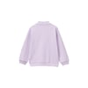 Kız Çocuk Mix Önü Logo Baskılı Normal Kesim Fermuarlı Cepli Sweatshirt