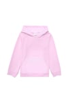 Kız Çocuk Pembe Kapüşonlu Sweatshirt