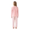 Kız Çocuk Pembe Uzun Kol Pijama Takım RP3479-2