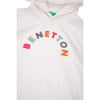 Kız Çocuk Punch Baskılı İşlemeli Kapüşonlu Kanguru Cepli Mix Renkli Sweatshirt