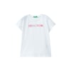 Kız Çocuk Simli Yazılı T-Shirt