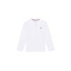 Kız Çocuk Siyah Polo Yaka Basic Sweatshirt