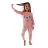 Kız Çocuk Uzun Kol Pijama Takım Pembe 