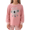 Kız Çocuk Uzun Kol Pijama Takım Pembe 