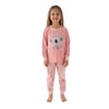 Kız Çocuk Uzun Kol Pijama Takım Pembe 