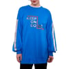 Kolu Şerit Detaylı Sweatshirt