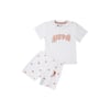 Krem Bebek T-shirt Takım