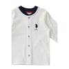 Krem Çıtçıtlı Uspa Desen Bebek 3'lü Takım