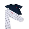 Lacivert Bebek Tshirt Takım USB1077