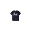 Lacivert Erkek Çocuk Balina Desenli T-shirt