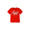 Lacivert Erkek Çocuk Balina Desenli T-shirt