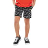 Lightweight Fleece Two Yarn B 5 Inch Short Büyük Erkek Çocuk Siyah Şort SK241120-001