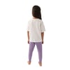 Lisanslı Floral Kız Çocuk Pijama Takımı