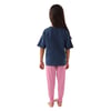 Lisanslı Floral Kız Çocuk Pijama Takımı