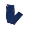 Normal Bel Mavi Kız Çocuk Denim Pantolon