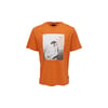 O Yaka Baskılı Turuncu Erkek T-shirt 22025271