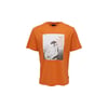 O Yaka Baskılı Turuncu Erkek T-shirt 22025271