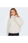 Paulina Corduroy Kadın Krem Polar Ceket (15322805-CD)