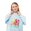 Pul İşlemeli Baskılı Sweatshirt 