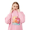 Pul İşlemeli Baskılı Sweatshirt