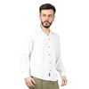 Regular Fit Dokuma Uzun Kol Gömlek