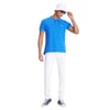 Regular Fit Normal Kesim %100 Pamuk Polo Yaka Mavi Tişört