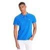 Regular Fit Normal Kesim %100 Pamuk Polo Yaka Mavi Tişört