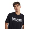 Regular Fit Normal Kesim Bisiklet Yaka %100 Pamuk Siyah Tişört