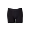Regular Fit Normal Kesim Siyah Pamuklu Esnek Tekli Boxer