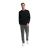 Selanik Örgü Pamuk Karışımlı Regular Fit Sweatshirt-53035