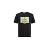 Sıfır Yaka Baskılı Erkek Pamuk T-shirt