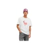 Sıfır Yaka Baskılı Sarı Erkek %100 Pamuk T-shirt 12238166