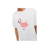 Sıfır Yaka Baskılı Sarı Erkek %100 Pamuk T-shirt 12238166