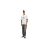 Sıfır Yaka Baskılı Sarı Erkek %100 Pamuk T-shirt 12238166