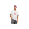Sıfır Yaka Baskılı Sarı Erkek %100 Pamuk T-shirt 12238166