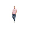 Sıfır Yaka Baskılı Sarı Erkek %100 Pamuk T-shirt 12238166