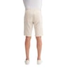 Slim Fit Dar Paça Keten Bermuda Şort