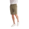 Slim Fit Dar Paça Keten Bermuda Şort