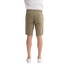 Slim Fit Dar Paça Keten Bermuda Şort