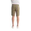 Slim Fit Dar Paça Keten Bermuda Şort