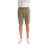 Slim Fit Dar Paça Keten Bermuda Şort